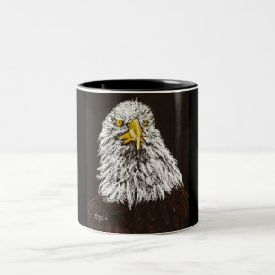 bald Eagle Two-Tone Coffee Mug