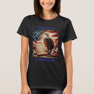 Bald Eagle, United States Flag, and Constitution T-Shirt