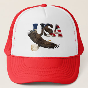 Bald Eagle & USA American Patriot Series Cap