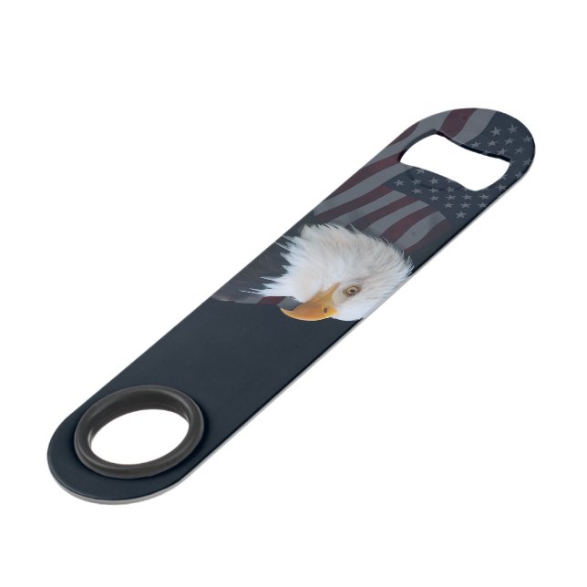 Bald Eagle Usa flag (Front Angled)