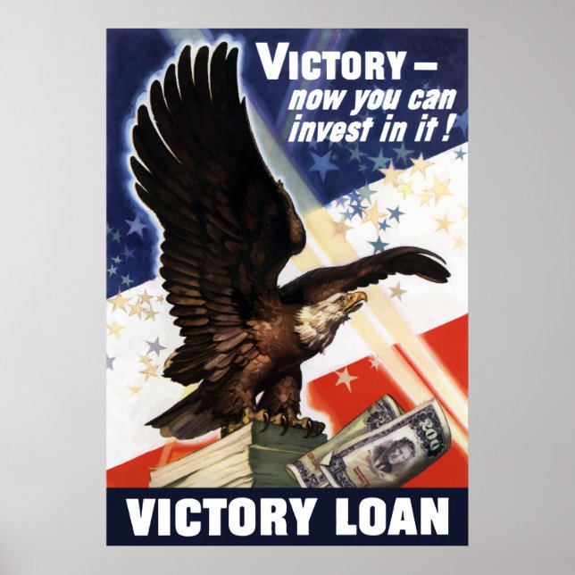 Bald Eagle -- Victory Loan Poster (Front)