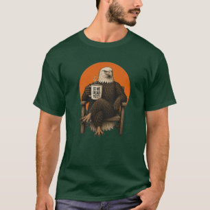 Bald Eagle Vintage Illustration Anti Trampo Shirt