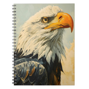 Bald Eagle Vintage Notebook