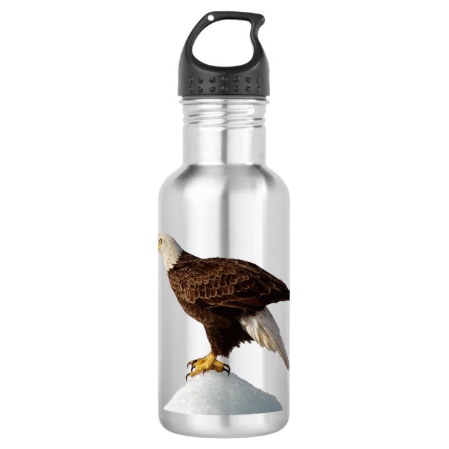 Bald Eagle water bottle (Front)