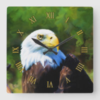 Bald Eagle Wildlife Art Portrait