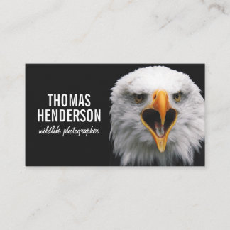 Bald Eagle Wildlife Photographer Business Card