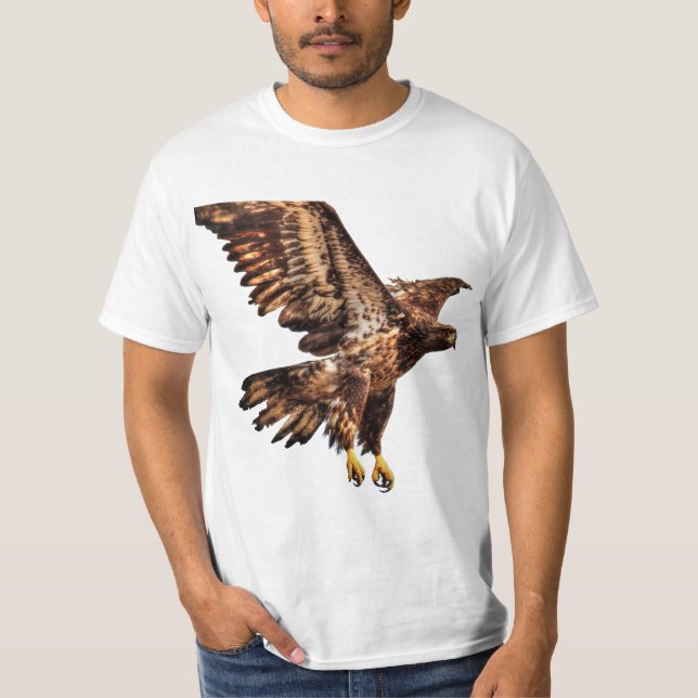 Bald Eagle Wildlife Photography Birdlover design T-Shirt (Front)