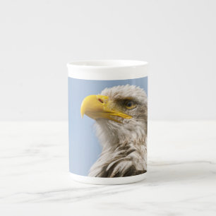 Bald Eagle Wildlife Portrait Art Bone China Mug