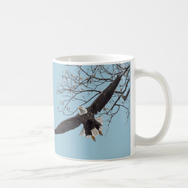 Bald Eagle Wingspread Coffee Mug (Right)