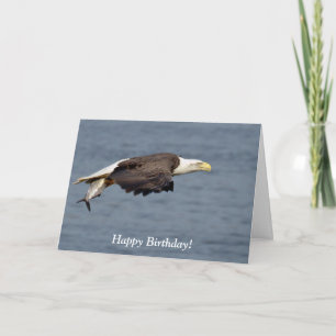 Bald Eagle with a fish Card