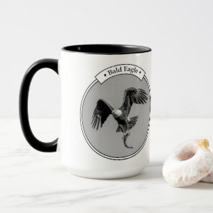 Bald Eagle with a fish Mug