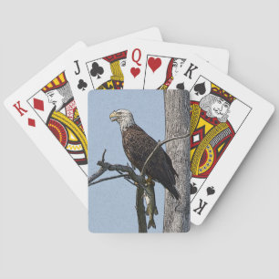 Bald Eagle with a fish Playing Cards