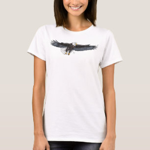Bald Eagle With Wings Spread Women's T-Shirt