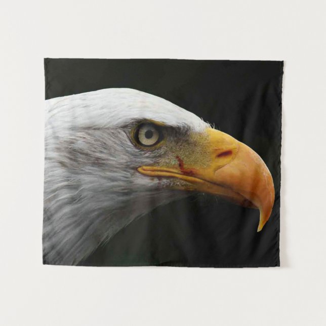 Bald Eagle wtcnm Tapestry (Front (Horizontal))