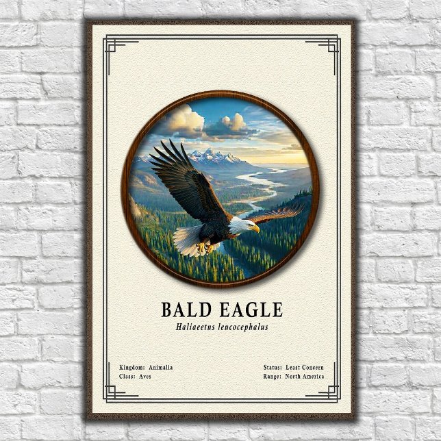 Bald Eagle Zoology Series Poster (Creator Uploaded)