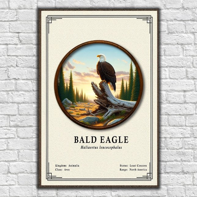 Bald Eagle Zoology Series Poster (Creator Uploaded)