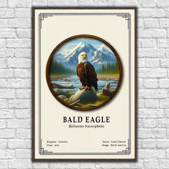 Bald Eagle Zoology Series Poster (Creator Uploaded)
