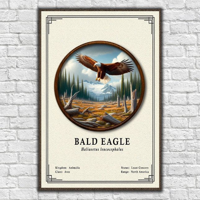 Bald Eagle Zoology Series Poster (Creator Uploaded)