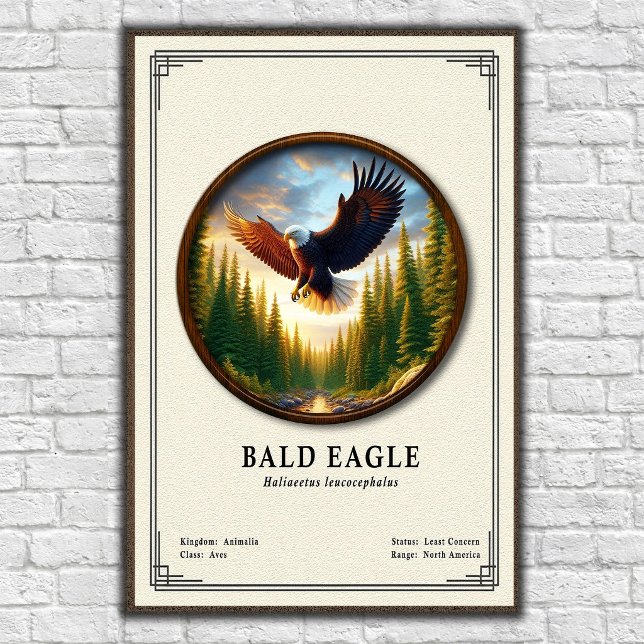 Bald Eagle Zoology Series Poster (Creator Uploaded)