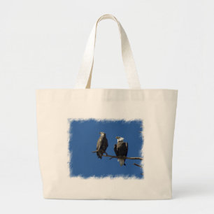 Bald Eagles Large Tote Bag