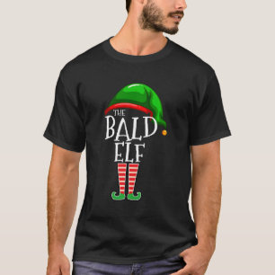 Bald Elf Group Matching Family Christmas Gift Men T-Shirt