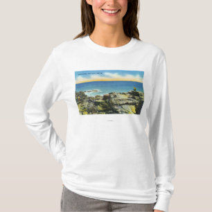 Bald Head Cliffs View of the Rocks and Surf T-Shirt
