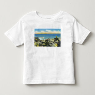 Bald Head Cliffs View of the Rocks and Surf Toddler T-Shirt