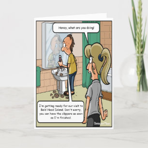 Bald Head Island Funny Birthday Card