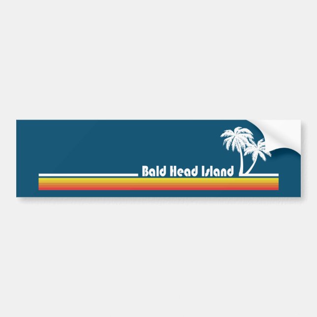Bald Head Island North Carolina Bumper Sticker (Front)