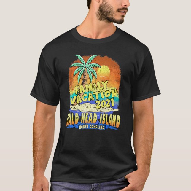 Bald Head Island North Carolina Family Vacation 20 T-Shirt (Front)