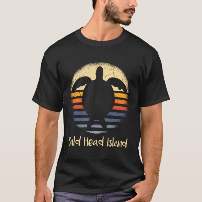 Bald Head Island North Carolina Nc Sea Turtle Love T-Shirt (Front)