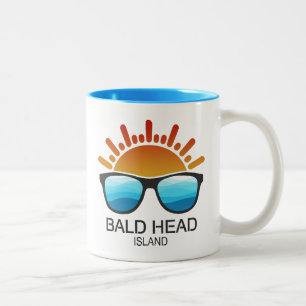 Bald Head Island North Carolina Sunglasses Two-Tone Coffee Mug
