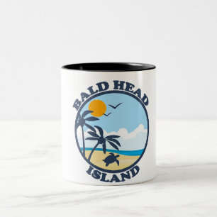 Bald Head Island. Two-Tone Coffee Mug