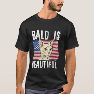 bald is beautiful 4th of july independence day bal T-Shirt
