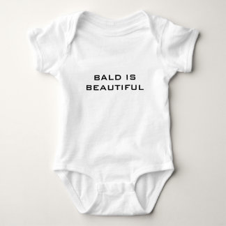 BALD IS BEAUTIFUL - Customised Baby Bodysuit