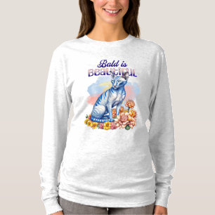 Bald is Beautiful Hairless Cat T-Shirt