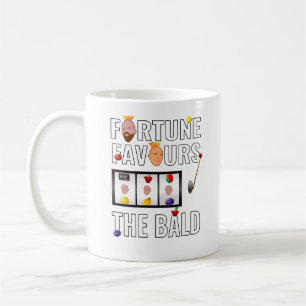 Bald man funny top funny bald joke gift bald and p coffee mug