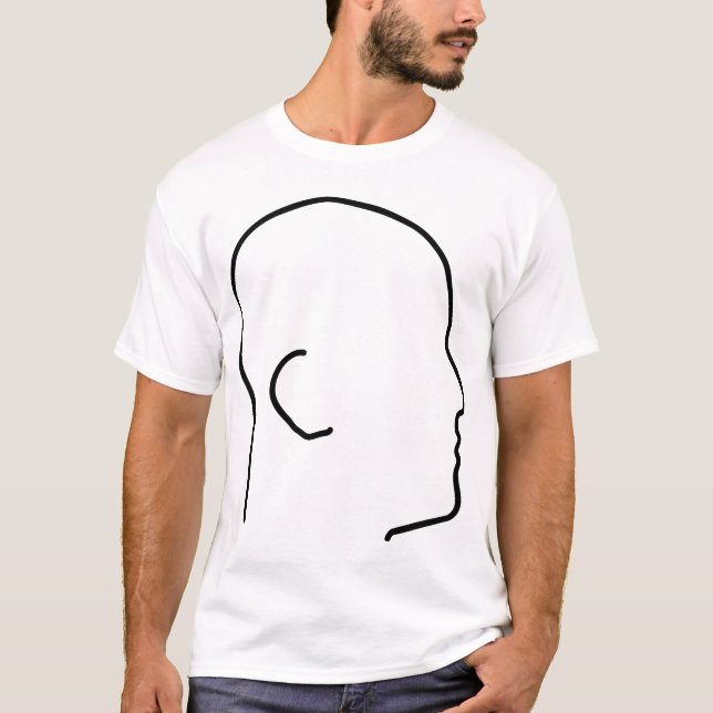 Bald Man(or Woman) T-Shirt (Front)