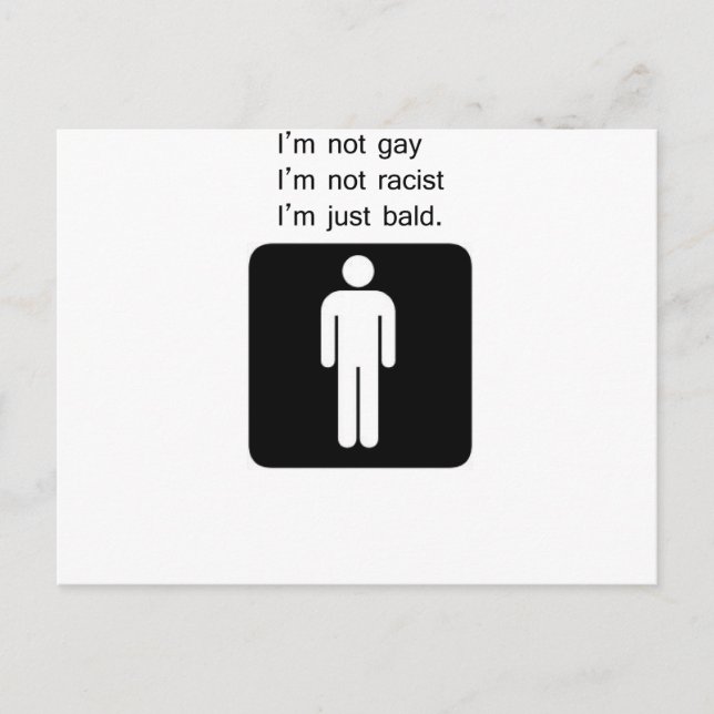 bald man postcard (Front)