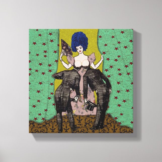 Bald Men ~ 10x10 .75 Thick Wrapped Canvas (Front)