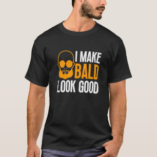 Bald Men Hair Loss Balding Dad Baldness  3 T-Shirt
