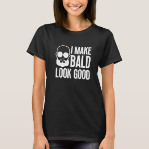 Bald Men Hair Loss Balding Dad Baldness  4 T-Shirt
