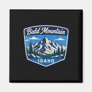 Bald mountain idaho mountain hiking outdoor magnet