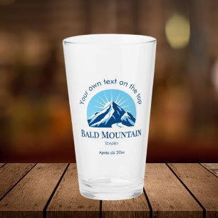 Bald Mountain Idaho ski resort drinks beer Glass