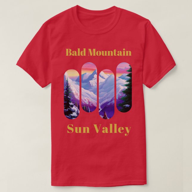 Bald mountain ski sun valley 4 T-Shirt (Design Front)