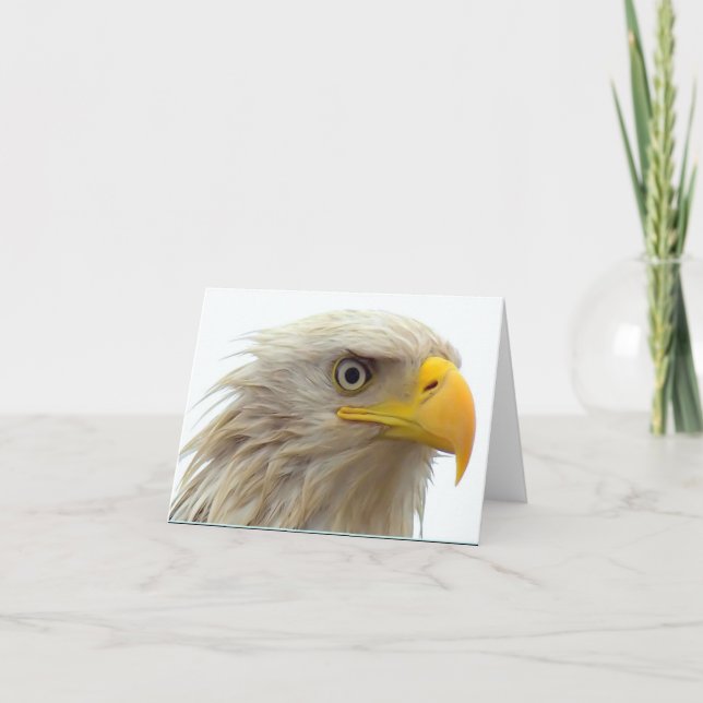 Baldeagleupclose Card (Front)