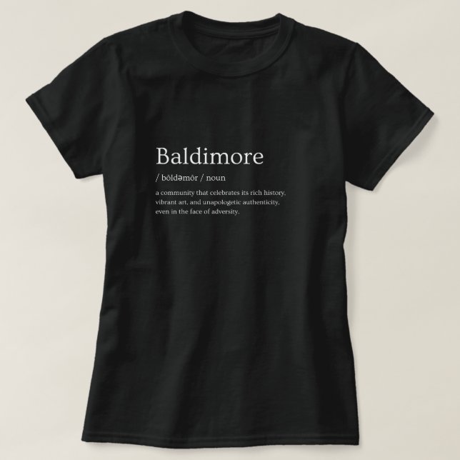 Baldimore T-Shirt (Design Front)