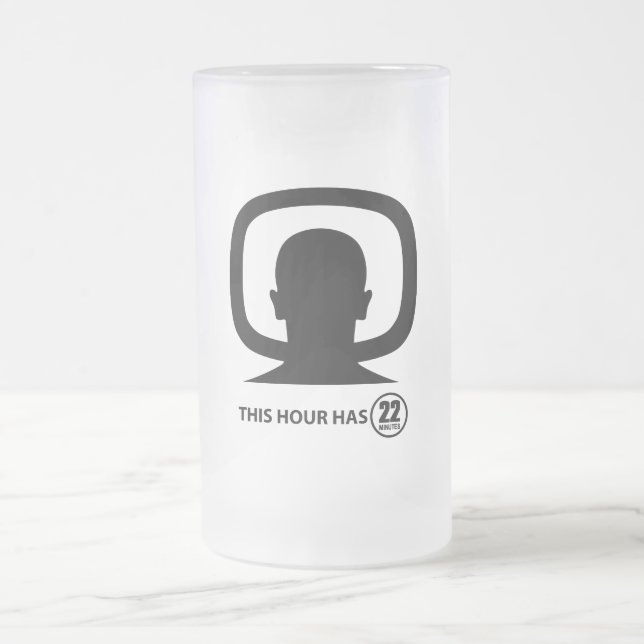 Baldo - 22 Minutes Frosted Glass Mug (Center)
