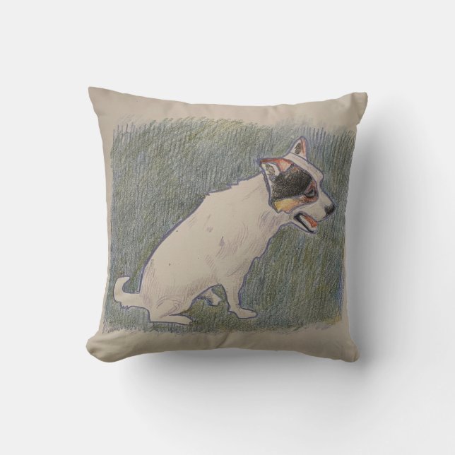 Baldwin Collie Australian Cattle Dog Throw pillow (Front)