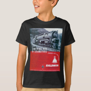 Baldwin Locomotive S-2 PRR Steam Turbine T-Shirt